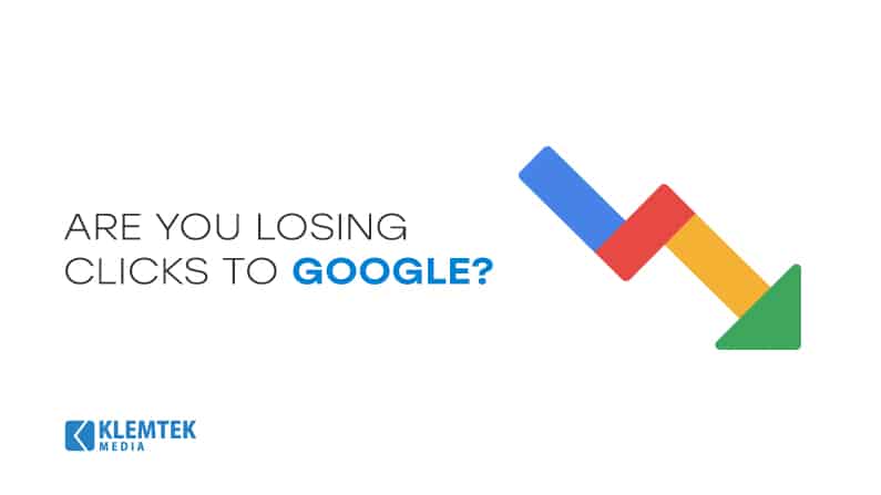 Are you losing clicks to google